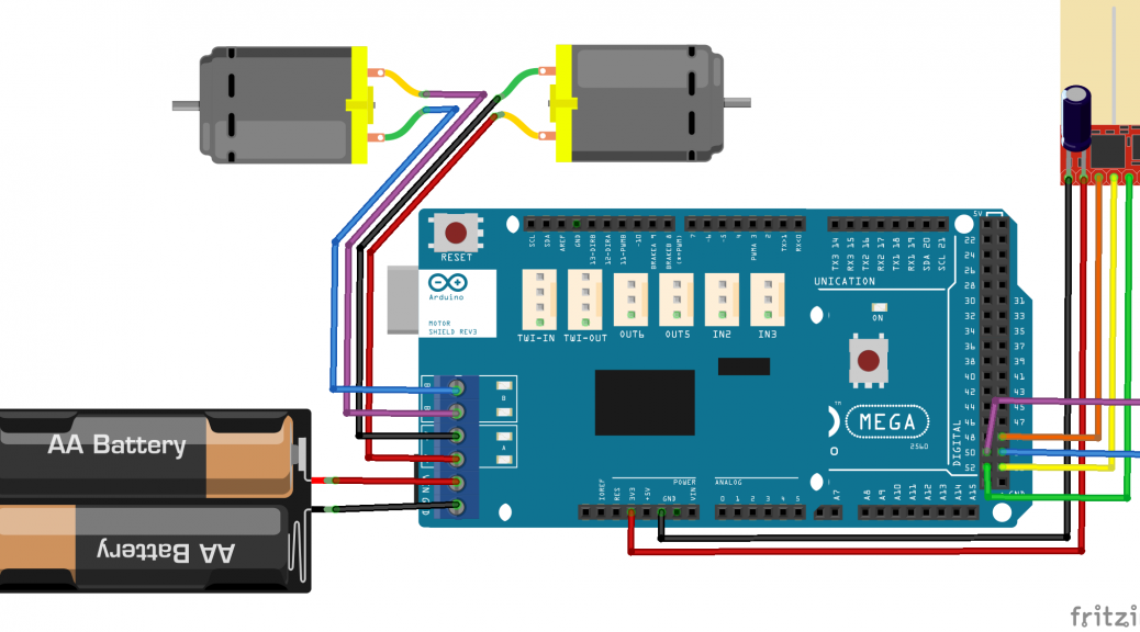 Arduino nrf24 dual drive motor remote controlled car. | Modsbyus.com